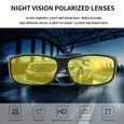 Lunettes De Soleil NIQXI Conduite de nuit Lunettes Anti Glare HD polarisants vision nocturne Lunettes de conduite-1
