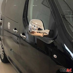 Couvercles Chromés Pour Poignées De Porte Peugeot 5008 (2008-2016) - Protection Et Décoration Style - Adhésif 3M Inclus - 4