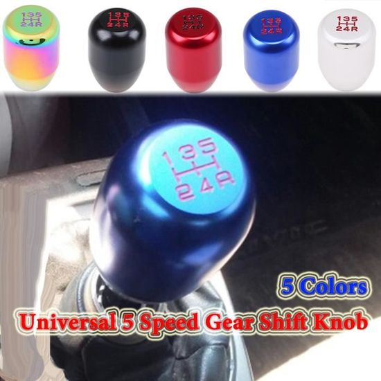 Pommeau De Levier De Vitesse Universel En Plastique – Plusieurs Couleurs (rouge, Bleu, Vert…), Facile à Installer, Design Ergonomique