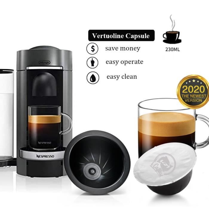 Capsules de café rechargeables Vertuo, dosettes compatibles avec