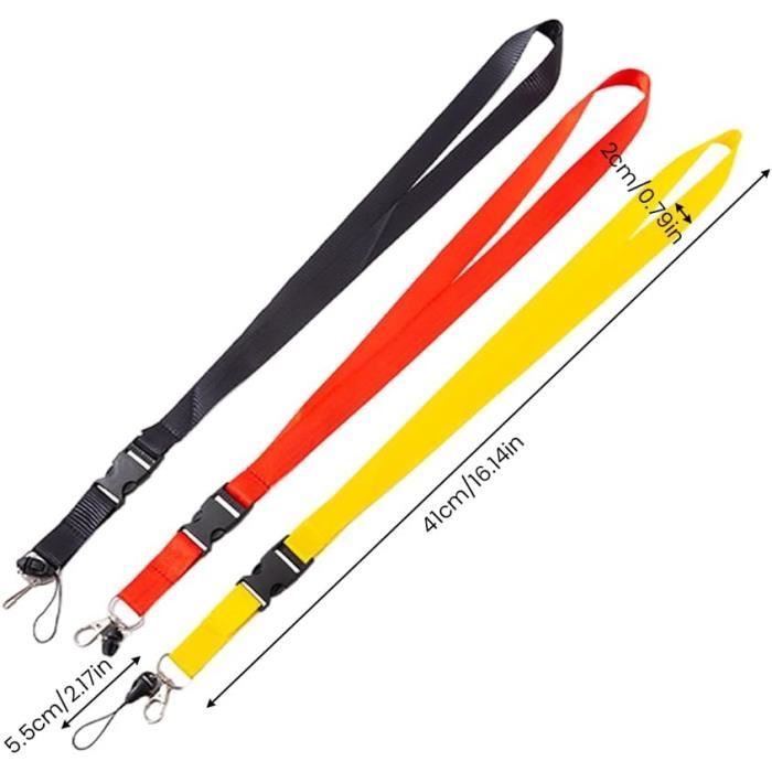 Porte Badge Avec Cordon Tour De Cou Porte-cartes Swivel Lobster Clasp