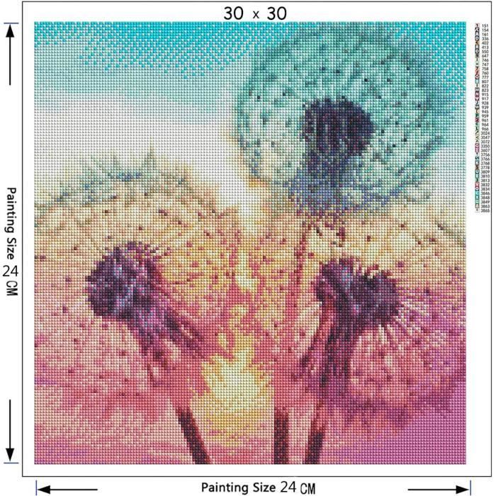 MWOOT 5D DIY Licorne Fleur Diamant Peinture Kits Peinture par Numéro, Bricolage Strass Diamond Art Painting Broderie Point de Croix Diamants Colorés Illustrations pour Salle Murale Décoration(15x15CM