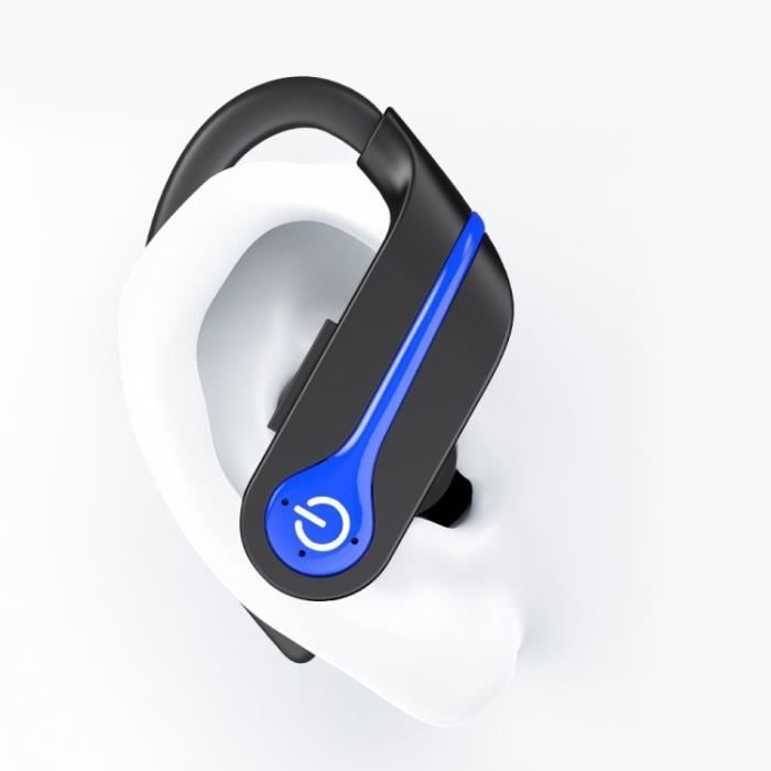 Ecouteur Sans Fil Bluetooth 5.3 Son Hi-Fi Stéréo Étanche IPX7 Oreillette  Bluetooth Écran LED Casque Bluetooth Noir pour IOS Android - Cdiscount TV  Son Photo