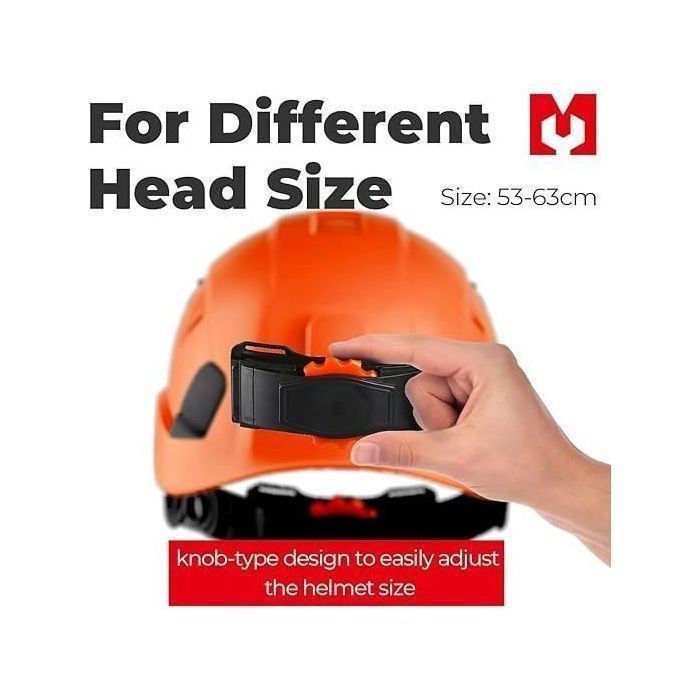Casque De Sécurité EN397 Avec Protections Antibruit 30 DB + Visière Transparente – Réglable 53-63 Cm, ABS Robuste