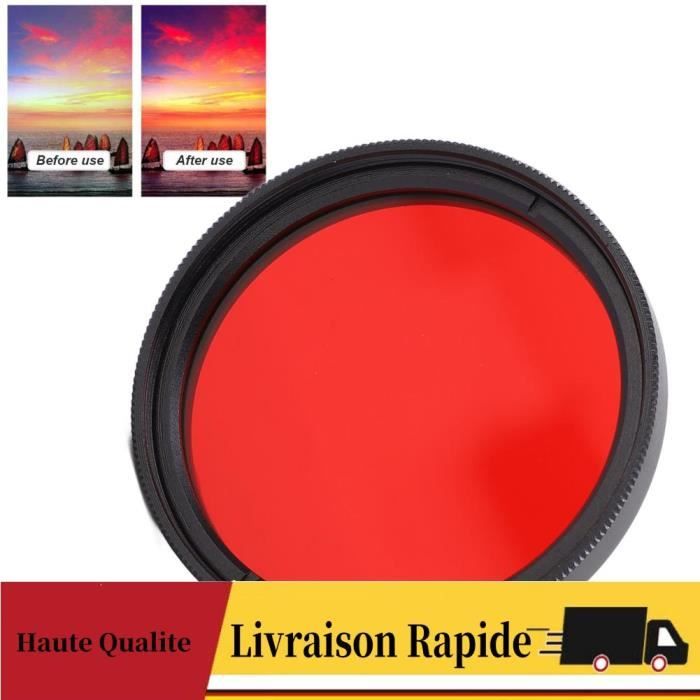 Filtre d’objectif rouge complet Filtre étanche pour appareil photo — free download