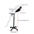 CWU Salon Spa Hair Steamer Rolling Stand Capuche Coloration des cheveux Perming Conditioning Steamer EU Plug 60299-2