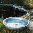 Kit pompe solaire pour vasque ou petit bassin - ESOTEC - Fountain - Débit 140L/h - Noir-2