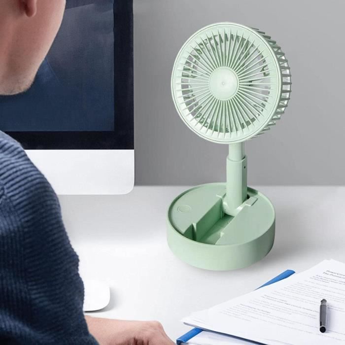 Generic - USB de bureau ventilateur portable Clip Mini ventilateur avec  table rechargeable Ventilateur silencieux - Purificateur d'air - Rue du  Commerce