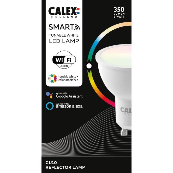Ampoule connectée LED dimmable E14 RGB CONNECT 5W 350 lumens