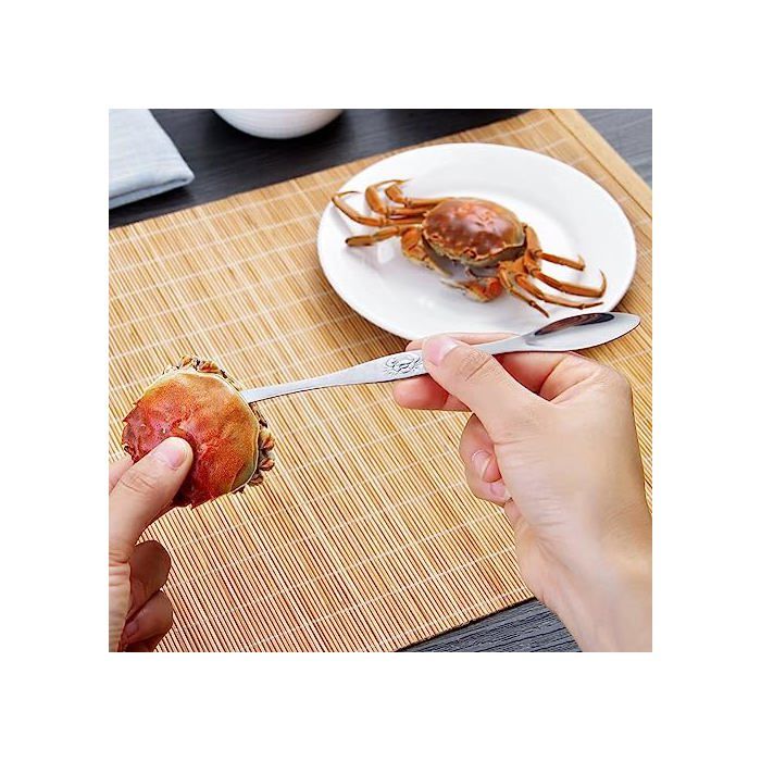 Lot De 4 Fourchettes à Crustacés - Acier Inoxydable, Pour Crabes, Langoustes Et Fruits De Mer