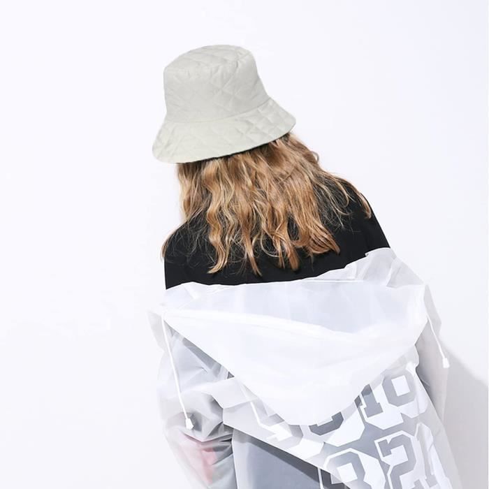 Guyode Bob Chapeau De Pêcheur Femme Réversible - Chapeau De Soleil Pliable Anti-UV, Idéal Plage Et Randonnée