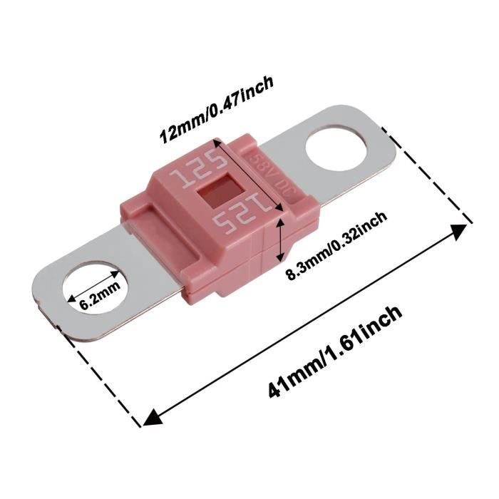 Fusibles Plats Pour Auto - Fusible À Courant Élevé 4 Pièce 40a Boulonner Midi Voiture Élévé Set