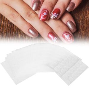 Faux Ongles Glam Up – Design Transparent à Dentelle Noire, Avec Adhésifs – Neuf Sous Blister