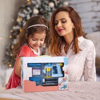 Aspirateur En Bois Mamabrum MAM140 - Jeu De Rôle Nettoyage 3+ Avec 6 Déchets Magnétiques