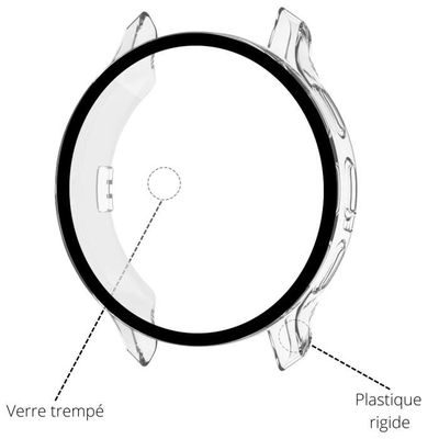 Coque Métal Robuste Pour Garmin Vivoactive 5 / Active 5 - Protection Anti-chocs Et Anti-rayures (Orange)
