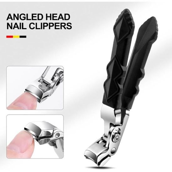 Outfany Nagelmeister Pro Nagelknipser - Für Dicke & Eingewachsene Nägel, Scharfe Edelstahlklinge, Ergonomischer Griff, Inkl. Nagelfeile