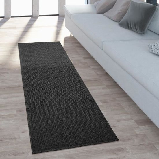 Paco Home Tapis Rond Intérieur Extérieur – Monochrome Moucheté Naturel 160 Cm, Style Moderne & Facile D'Entretien