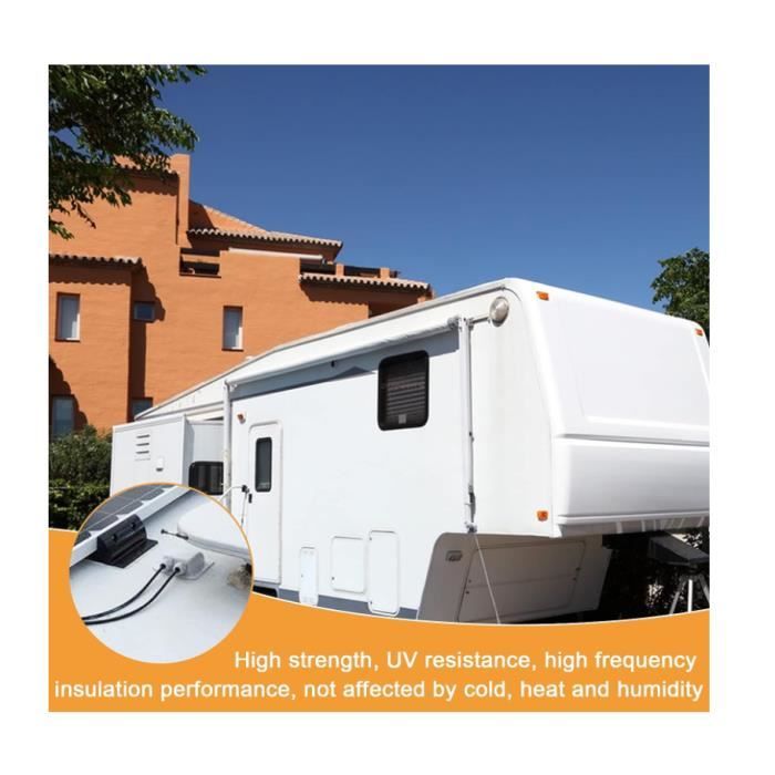 Passe-toit presse-étoupe solaire pour camping-car panneau,étanche