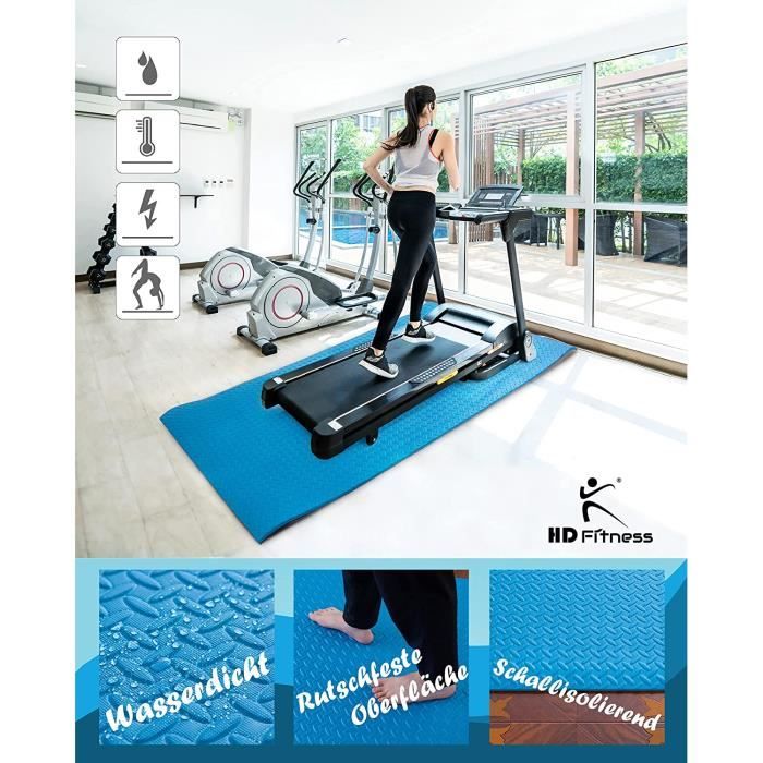 HD Fitness Tapis de Fitness et Sport pour Yoga, Gym, Tapis de course