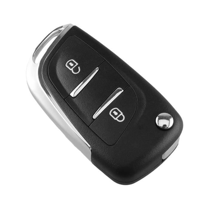 Coque clé,KEYYOU coque pour clé de voiture pliable, pour Peugeot 207, 307,  407, 408, 308, et - Type 2 BT HU83 CE0536 - For Citroen - Cdiscount Auto