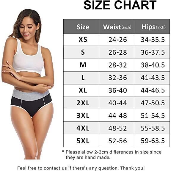 Taille de slip femme top