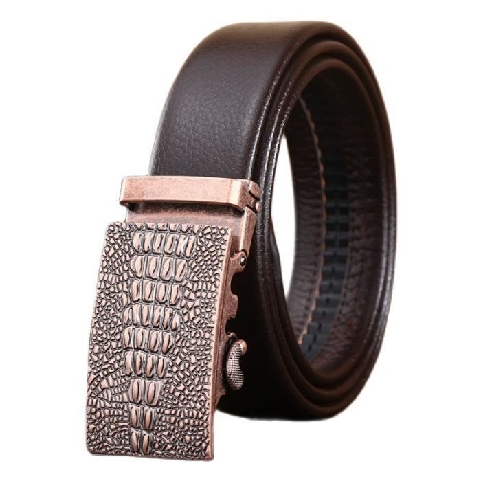 Ceinture De Luxe En Cuir Bleu à Boucle étrivière - Norbert Bottier