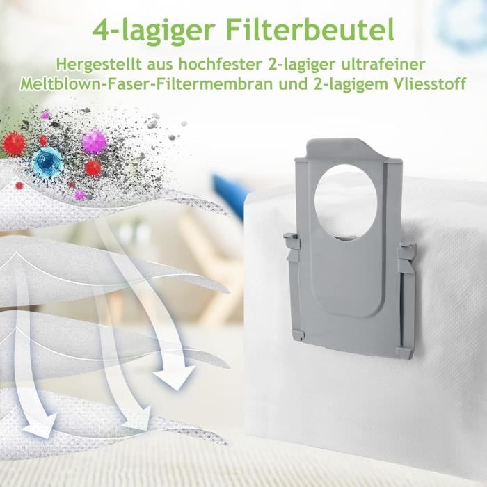 Lot De 6 Sacs À Poussière Pour Aspirateur Imou L11 Pro[u1480