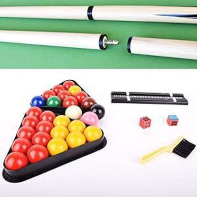 Table De Billard Pliable HLC - Dimensions 183x91.5x79 Cm, Avec Accessoires Complets, Pour Famille - 8