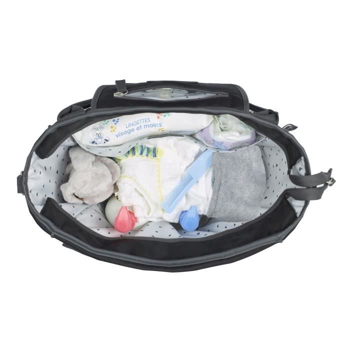 Babymoov Daily Bag Smokey Sac à Langer : : Bébé et