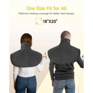 Poncho Chauffant Électrique Navaris 180x130 Cm – Anti Surchauffe