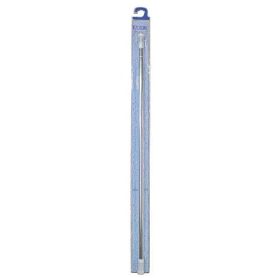 Barre de douche sans robinet - FRANDIS - Extensible 110 à 180 cm - En alu chromé - Diamètre tube : 19mm / 22mm