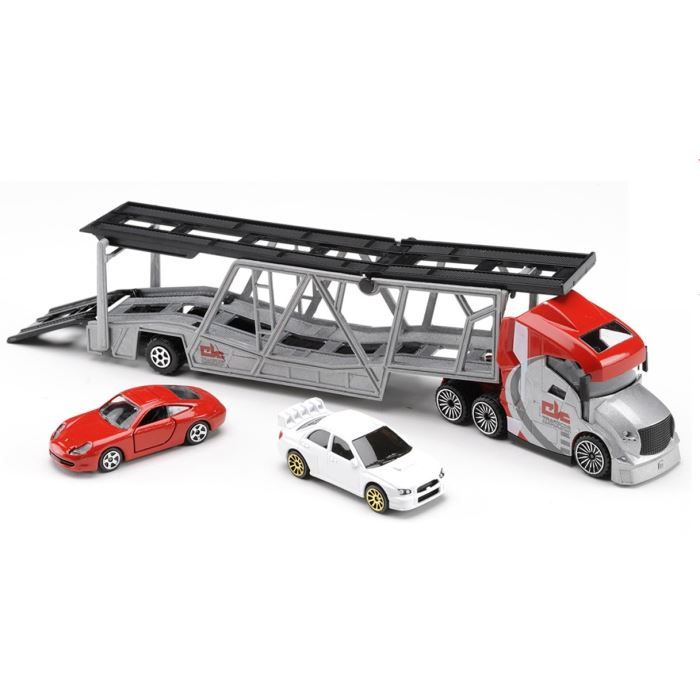 Majorette - Grand camion de transport de voiture - Cdiscount Jeux