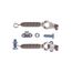 ATTACHES CAPOT TYPE DAKAR EN ALUMINIUM ROUGE LA PAIRE