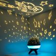 Lampe Projecteur Ciel Etoiles Veilleuse Enfant étoile Led Bébé Avec Câble Usb Rechargeable Lumière Des étoiles Ciel éclairage Bleu
