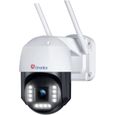 Caméra Surveillance Extérieure Ctronics 4K 8MP WiFi 2,4/5Ghz Détection Humaine/Véhicule avec Suivi Automatique-0