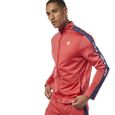 Veste de jogging pour homme Reebok Logo Training Essentials - Rouge - Coupe slim - Manches longues - Fitness-0