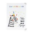 Protège carnet santé enfant couleur motif magic Color Pop - FRANCE 22 x 16 cm-0
