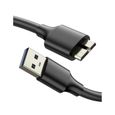 Chargeur pour Samsung Galaxy Note 3 / Samsung Galaxy S5 Cable USB Data Synchro Noir 1m-0