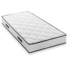 SOMNIS BEDDING Matelas 90 x 190 cm - Hauteur 19 cm - 380 ressorts ensachés - 7 zones - Equilibré - réversible - fabriqué en Belgique