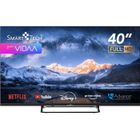 Smart Tech TV Full HD 40"(101 cm) 40FV02V Smart TV VIDAA Netflix, Prime Video, Disney+, Youtube, 3xHDMI - 2xUSB - Mode Hotel