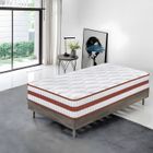 YIDATONG Matelas 90x190 cm, Très épais 26 cm, Matelas Ressorts Ensachés Indépendant en Mousse à Mémoire de Forme, 7 Zones de Confort