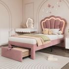 Lit enfant 90x190 cm LED - avec tiroir avec tiroir Lit APP-Control LED - SWEIKO - Rose