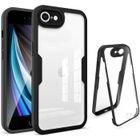 Coque iPhone SE 2020,Coque iPhone 8,Coque iPhone 7G ,AURSTORE Protection intégrale en 2 Parties Avant + Arrière en Rigide,noir