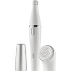Braun FaceSpa 810 Épilateur Électrique Femme Visage et Épilation, Brosse Nettoyante, Pour Épilation et Nettoyage Du Visage