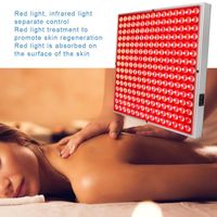 Lampe luminotherapie 45W 225LED Red Light Therapy Panel Soulagement de la douleur Light Physiotherapy Instrument 80-240V (UK Plug)