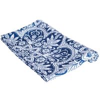 Jupitte Nappe de Table Rectangulaire Résistant Nappe Anti-Taches Tissu Oxford Blue Foncé -140X200CM
