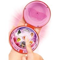 Téléphone Magique Ladybug - BANDAI - Miraculous - 30 phrases - Enfant 4 ans - Rose Violet
