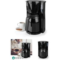 cafetière Machine à café isotherme 1L 900W / Carafe isotherme en acier inoxydable