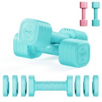 Haltères d'entraînement avec support de poids - 3 paires d'haltères - Happy Healthy Women