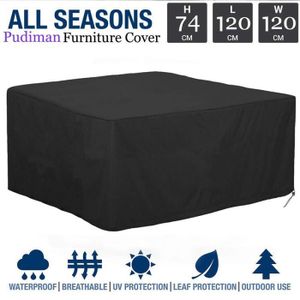 Housse De Protection Table De Jardin 120 X 120 Achat Vente Pas Cher